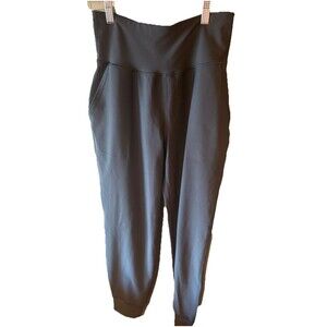 Old Navy Active PowerSoft High Rise Joggers Leggings Go-Dry Black Women’s Medium